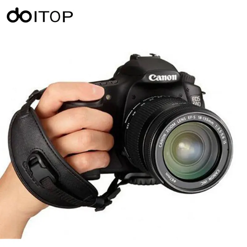 DOITOP DSLR Camera E2 PU Leather Grip Rapid Wrist Strap Soft Hand Grip