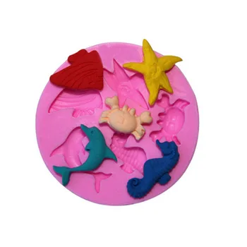 

Sea Animal Silicone Mould Cake Decorating Sugarcraft Cake Mold