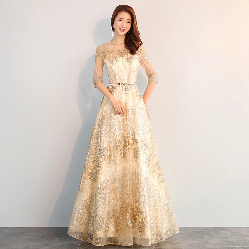 

Ladies Evening dresses Beauty Emily new homecoming dresses fashionable soft champagne evening dress elegant belt party gowns