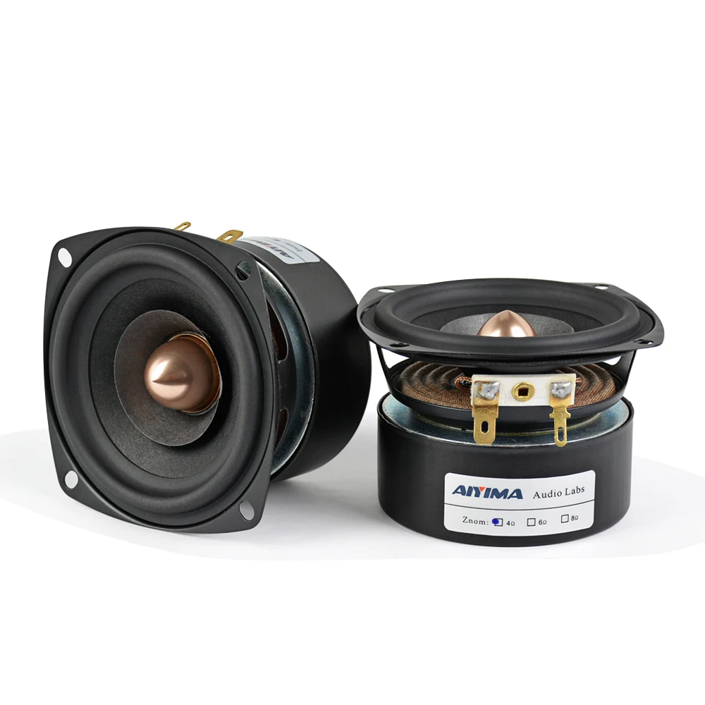 AIYIMA 2PCS 3Inch 15W Audio Fever Full-range