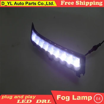

Car styling For Forester 2013-2014 LED DRL Forester High brightness guide LED DRL led fog lamps daytime running lights B style