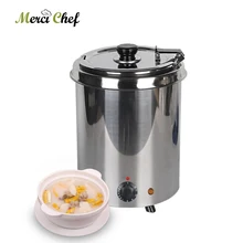 ITOP кастрюля для супа бульона с электрическим подогревом 5.7L Электрический 110 V/240 V Нержавеющая сталь подогреватель для супа чайник