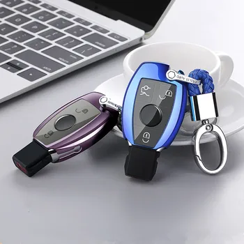 

TPU Car Key Case Cover For Mercedes Benz C E Class GLC GLK GLA GLS SLK W212 W203 W210 W211 W124 W202 W204 W212 W176 AMG KeyChain