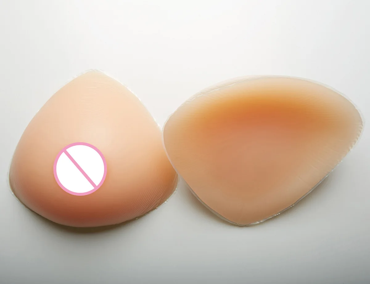 

2019 Hot Sale Triangular Artificial Silicone Breast Forms Fake Breasts For Crossdresser Postoperative Drag Queen Transvestite
