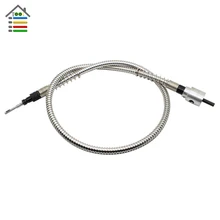 AUTOTOOLHOME Metal Steel Soft Flex Flexible Shaft 6mm Shank Electric Furniture Wood Carving Knife Chisel Rotary Tool Accessory