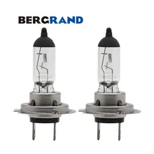 2 шт. luces машине H7 55 Вт 477 499 галогенные лампы прозрачное стекло Стекло 3100 к светодиодный налобный фонарь 12 V PX26d Противотуманные фары жесткий Стекло лампы для авто