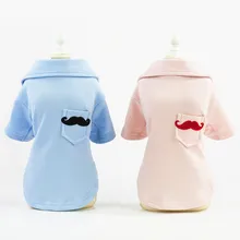 Новейшая классика дешевые ПЭТ футболки-поло летняя одежда для собак одежда продукции cat