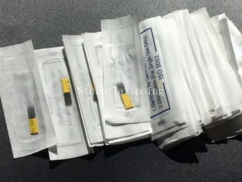 

500 Pcs 19 PIN U Shape Double Line Eyebrow Tattoo Needle Permanent Makeup Eyebrow microbalding shading Blades Tattoo accesories