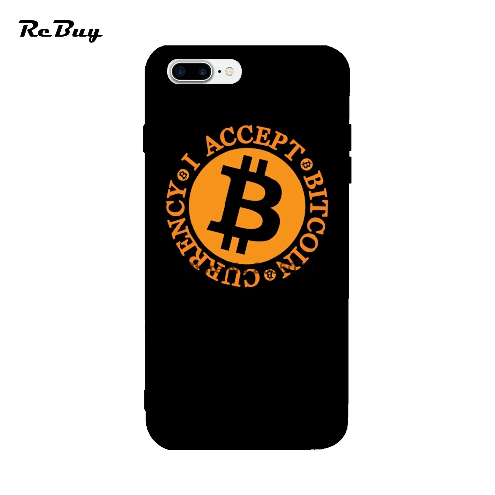 I Accept Bitcoin for Iphone Cases 7 Anti-Knock Soft TPU 7plus Case Protect Back Covers 6/6s/6plus/6s plus |