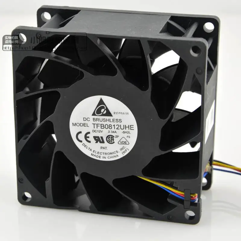 

Free Delivery. 8038 12 v 2.34 A violent cooling fan TFB0812UHE PWM control server