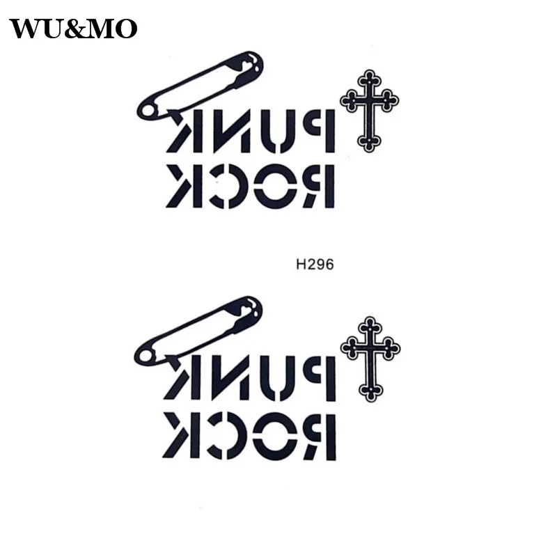 H296 Cross Words Body Art Sexy Harajuku Waterproof Temporary Tattoo For Man Woman Henna Fake Flash Stickers | Красота и здоровье