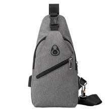 USB интерфейс нагрудные сумки для мужчин и женщин сумки через плечо для мужчин и женщин повседневные сумки mochila