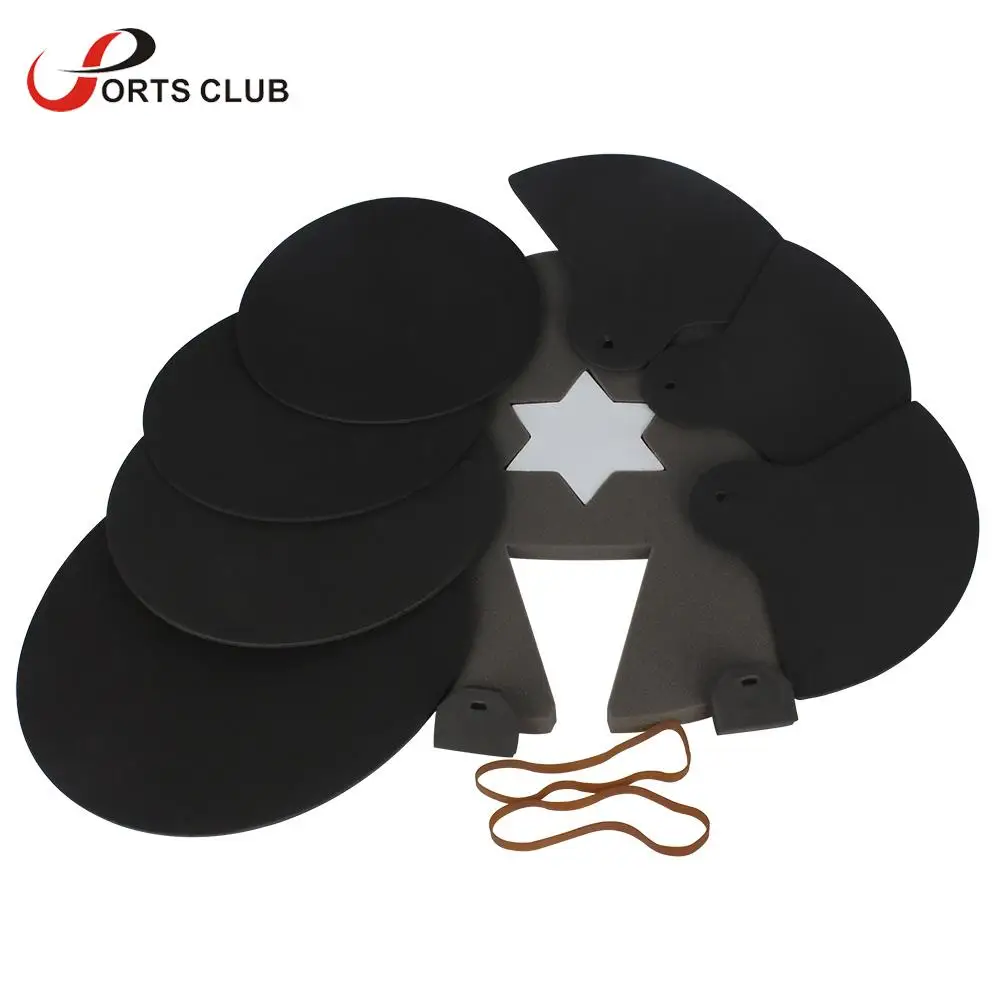 

8-Piece Drum Set Silencer Practice Pads Mute with Cymbal Mutes High Quality Percussion Instruments Parts & Accessories