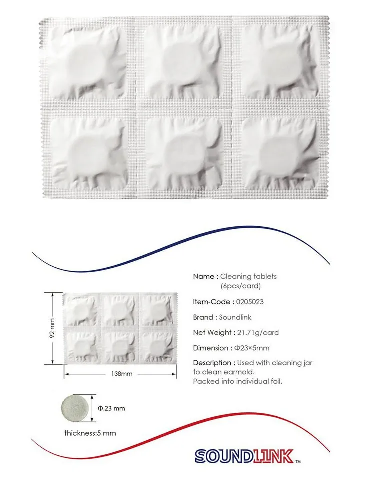 Hearing Aid Cleaning Tablets Cleaning Products for Hearing Aids and
