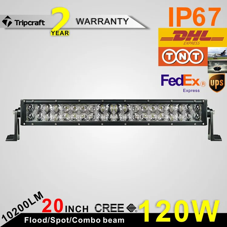 20''120w LED Light Bar Flood Spot Combo Work 4D Light Driving Lights Fog Lamp Offroad Lighting for SUV Ute ATV Truck 4x4 Boat