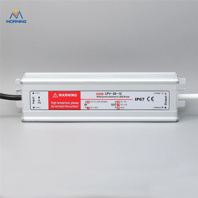 

LPV-50-24 50W IP67 waterproof LED power supply Power Driver