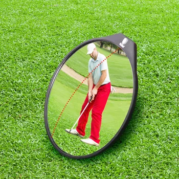 

Wide Angle Golf Convex Mirror for Swing and Putting Golf Training Aid Outdoor Sports Training Mirror Golf Accessories