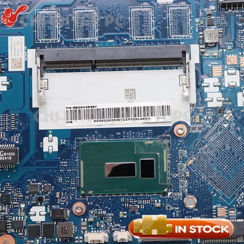 NOKOTION 5B20K25397 для lenovo Ideapad 100-15IBD 15,6 дюймовый ноутбук материнская плата CG410 CG510 NM-A681 SR243 3215U Процессор