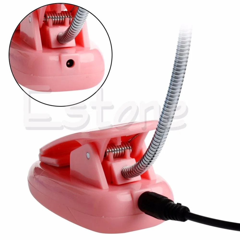  Reading light Flexible USB 28 LED Light Clip On Bed Table Desk Lamp Reading light - 32847807561