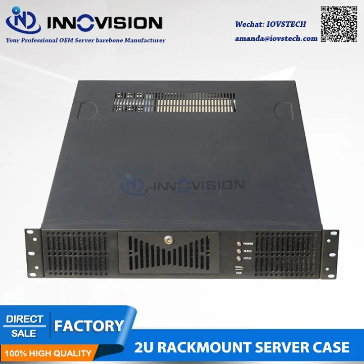 Стабильный 1" 2U rackmount чехол RC2630A-2 поддерживает макс. 12"* 1" ATX M/B с тремя отделениями для карт полной высоты