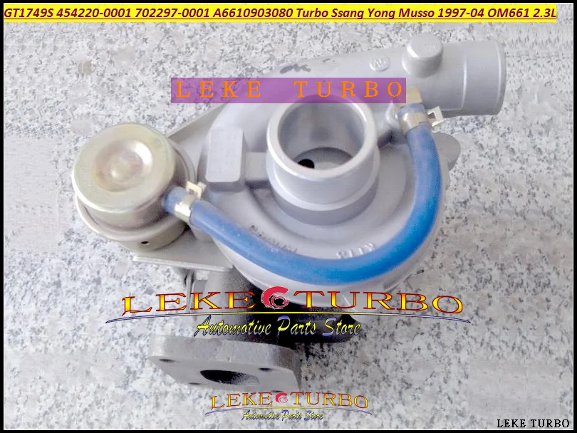 TURBO GT1749S 454220 454220-0001 454220-5001S 702297 702297-0001 A6610903080 Turbocharger For Ssang Yong Musso 97-04 OM661 2.3L (3)