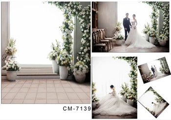 

Vinyl white rose flowers foto background wedding backdrop for photo studio 2.2X1.5m