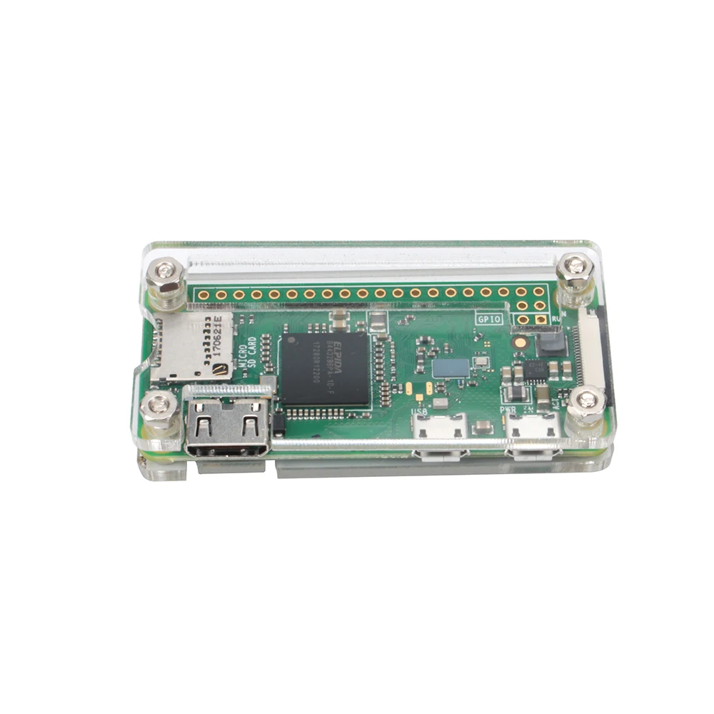 Корпус Raspberry Pi Zero W, акриловая коробка, черный, синий цвет, Корпус Корпуса, совместимый с Raspberry Pi Zero W Pi Zero Pi 0