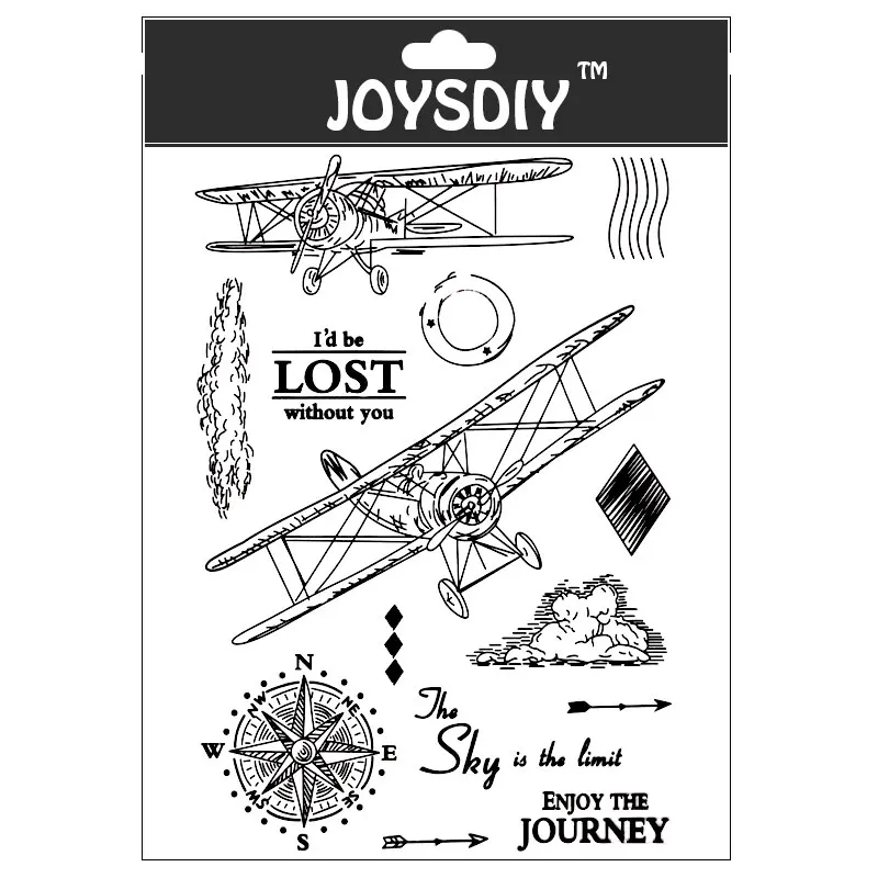 

Scrapbook DIY photo cards account rubber stamp clear stamp transparent Handmade card stamp I'D BE LOST WITHOUT YOU THE SKY IS