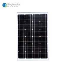 Solar Panel 60 W 12 V Battery Charging Cell Photovoltaic Photovoltaic Panel China Solar Charger Motorhome Placa Fotovoltaica
