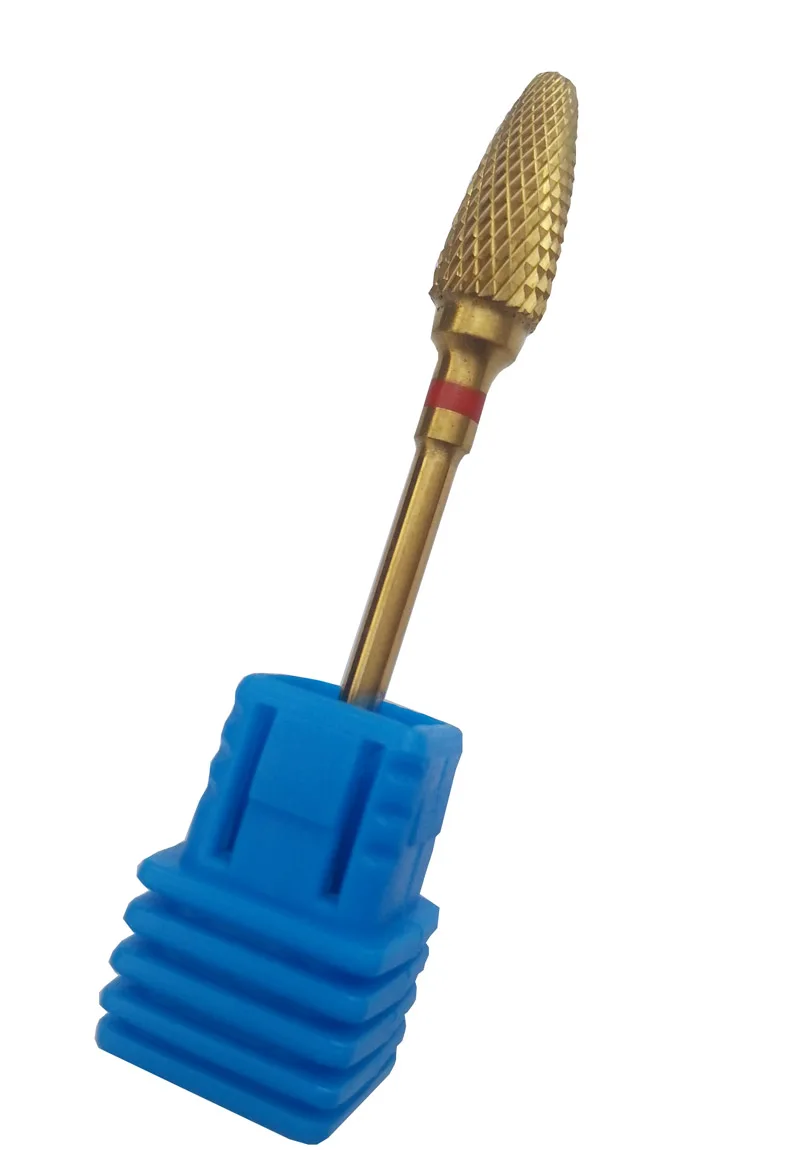 1pcs/set 3/32'' Nail Drill Carbide (Fine ) Nail Bit (Golden) new nail