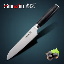 Бренд HUIWILL, 5 дюймов, японский, австралийский, 8, нож сантоку из нержавеющей стали, кухонные ножи шеф-повара, универсальный нож, кухонные принадлежности