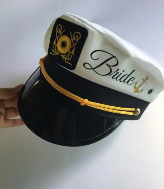 custom nautical wedding Bride Captains 