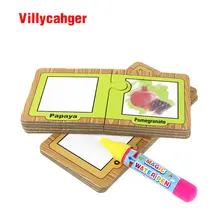 1 компл. Магия воды Рисунок граффити познавательная карта Просветите канцелярские принадлежности с 1 волшебная ручка для детей 1396