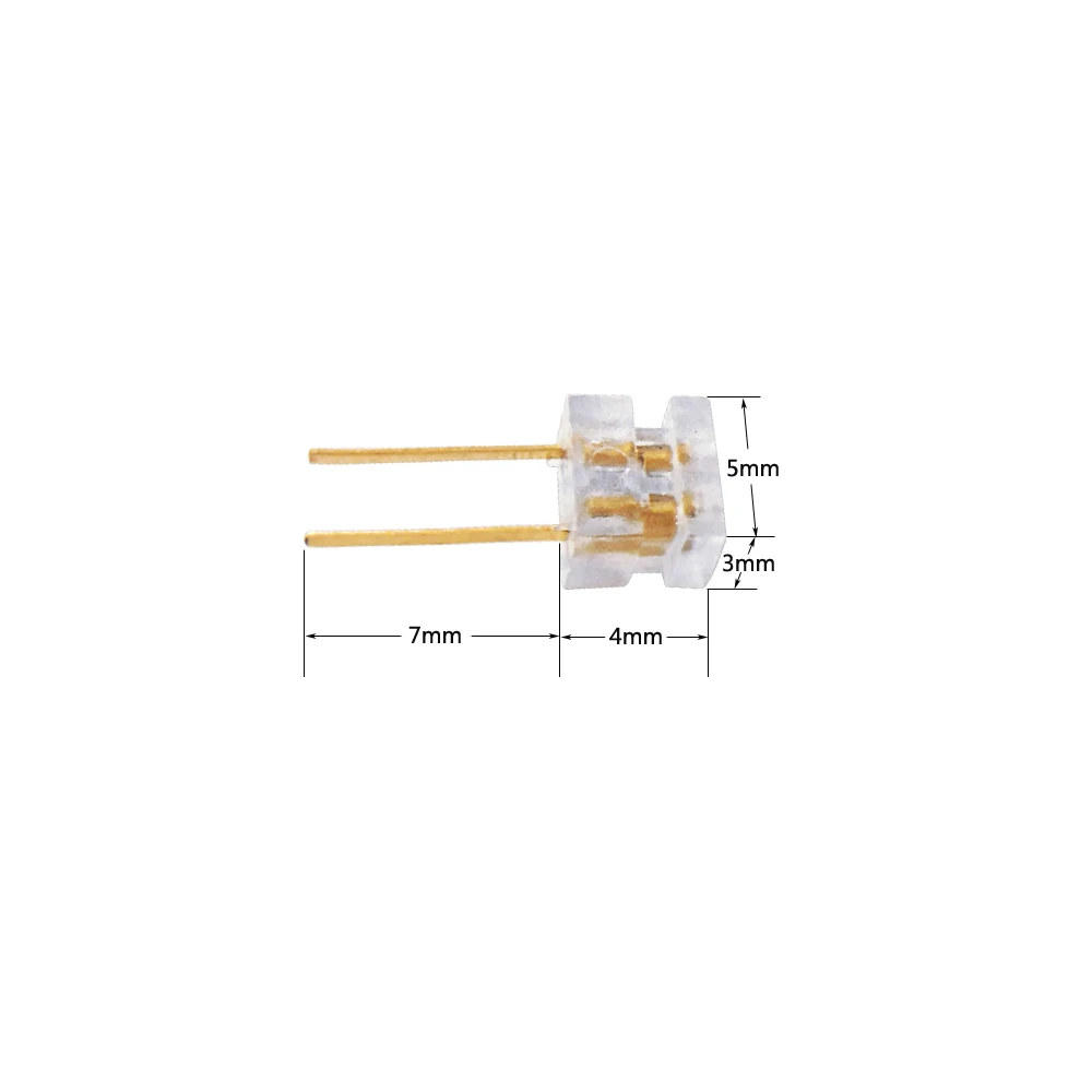 

2 PCS DIY IEM Female Socket Jack for Custom In-ear Monitor Inears Earphone Pin Plug 0.78 mm