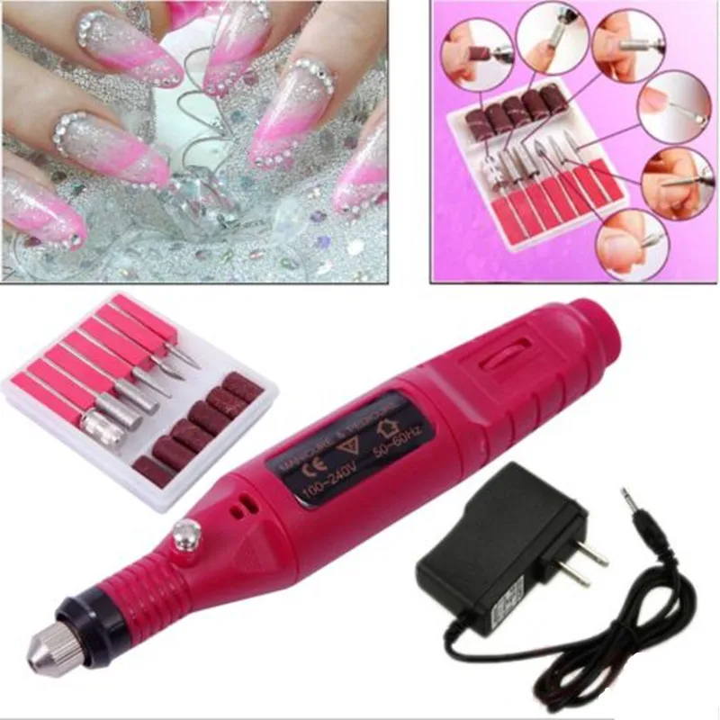 

Professional Electric Nail Drill Manicure Set Nail Polish Nail File Bit Machine Nail Art Manicure Tool Mill Manicure Machine