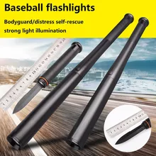 

Strong light led flashlight 18650 T6 mace baseball bat long-range outdoor military home explosion-proof belt knife