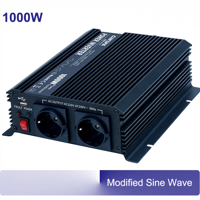 

12v 24v 48v 1000w power inverter dc ac 220V 230V inverters 50hz 60hz Modified Sine Wave
