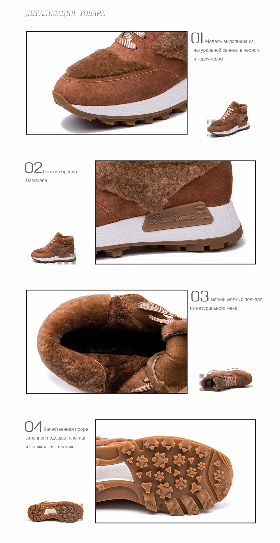 BASSIRIANA/ Женские туфли-лодочки плоская подошва натуральная замша ...