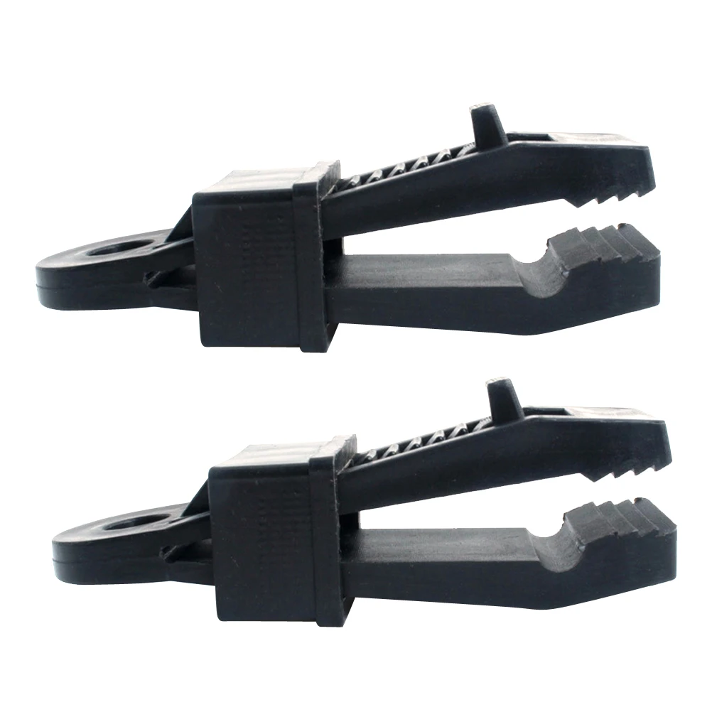 

12 PCS Tents Awning Wind Rope Clamps Awnings Plastic Clips Tent Tighten for Home Clamps