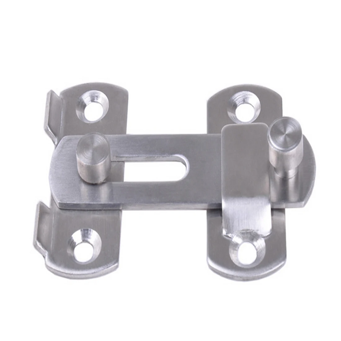 

Good Hasp Latch Stainless Steel Hasp Latch Lock Sliding Door lock for Window Cabinet Fitting Room Accessorries Home Hardware