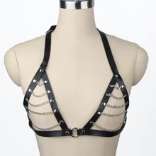 Naturel Leather Harness Leather Harness Belt Leather Accessories Body Chain