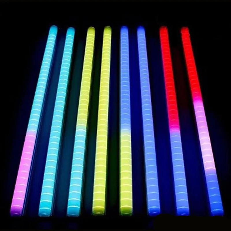 (10 шт./лот) светодиодная неоновая панель 1 м dc24v dmx512 rgb цифровая трубка/Светодиодная