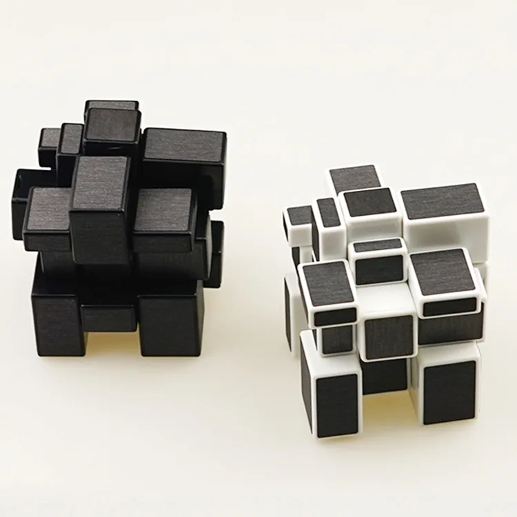 Shengshou углерода волокно зеркало Cube Волшебная головоломка твист Cubo Magico Professional 3x3