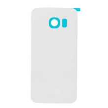 20pcs/lot gold/white/blue/black glass Battery Door Back Housing Cover with Adhesive Sticker for Samsung Galaxy S6 edge G925