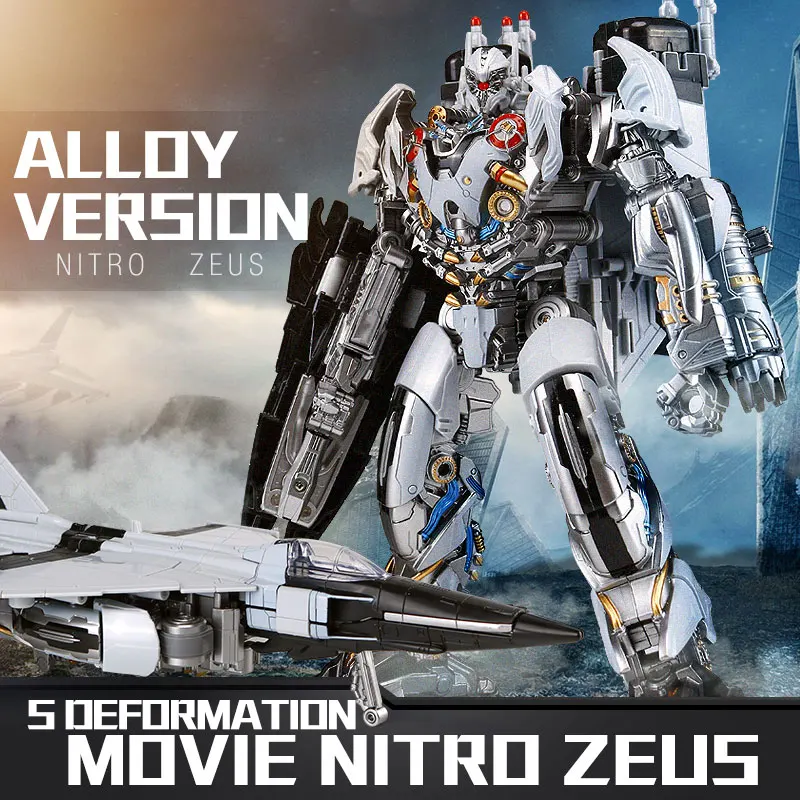 

LS01 Transformation Movie Toys The Nitro Zeus Seibertron Robot Alloy Action Robot Kids Collectable Toys Christmas Gifts