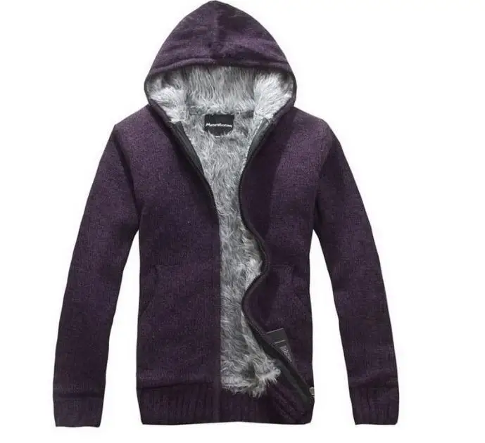 

In stock ! Hot New men Hooded sweater Men's Cotton Padded Jacket Men's Designer Fur Lined Hooded Jackets Sweaters