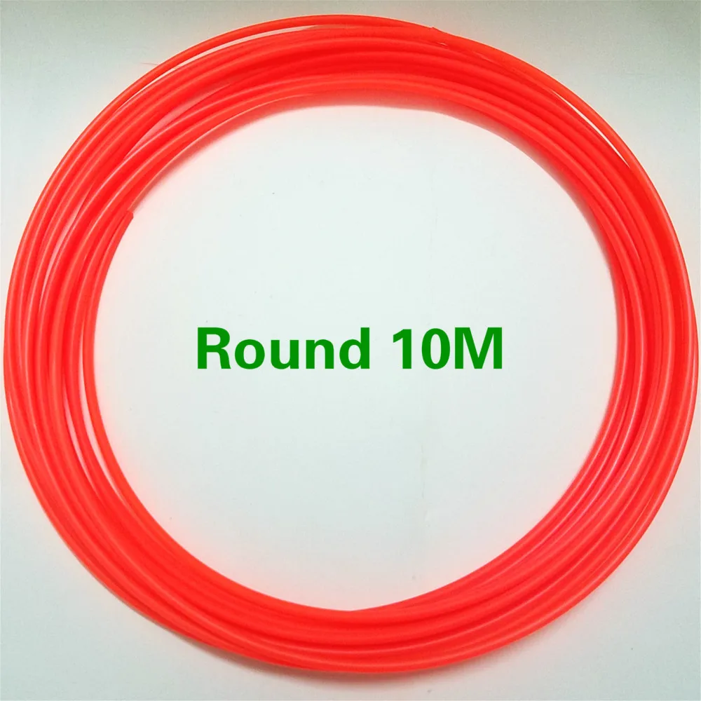 Grass Trimmer Line 4.0mm*1LB/450g Strimmer Brushcutter Trimmer Nylon Round Roll Grass Rope Line for Power Grass Weed Cutting - Цвет: 4.0 Round 10M