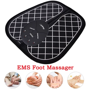 

Electric EMS Foot Massager Pad Feet Muscle Stimulator Foot Massage Mat Improve Blood Circulation Relieve Ache Pain Health Care