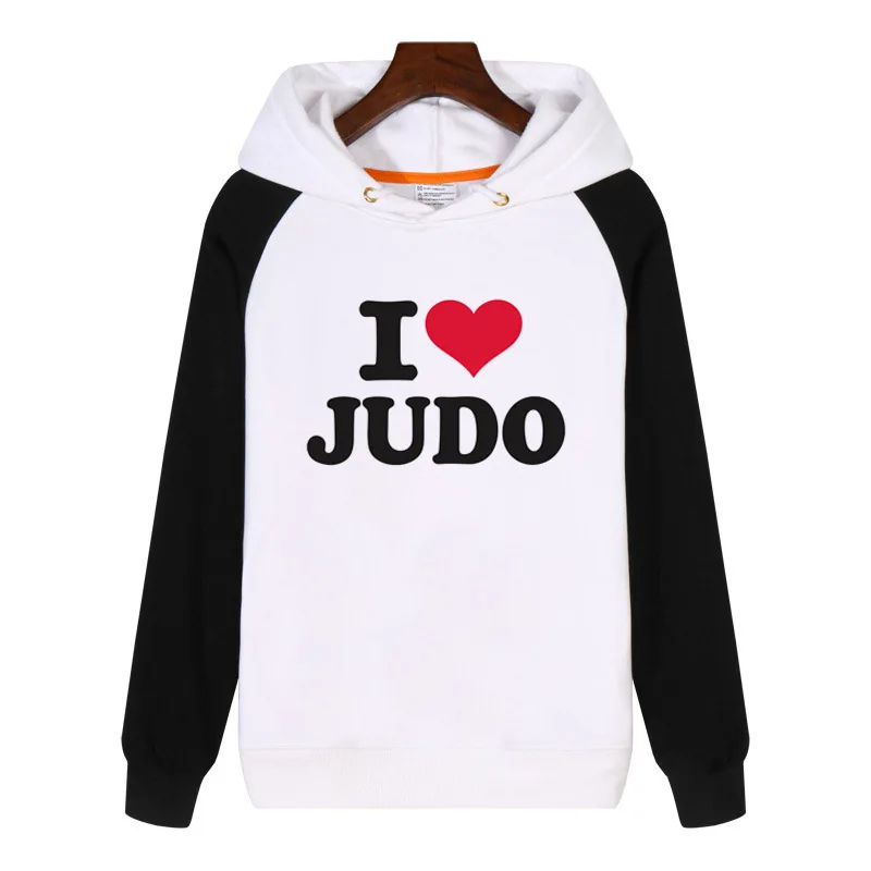 Японский художественный принт Judo с надписью I Love толстовки для мужчин и женщин