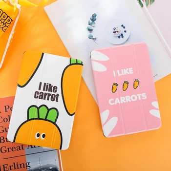 

Pink Carrot Magnet Flip Cover case For iPad Pro 9.7 Air 10.5 11 10.2 12.9 2019 Mini 2 3 4 5 Tablet Case For ipad 9.7 2017 2018